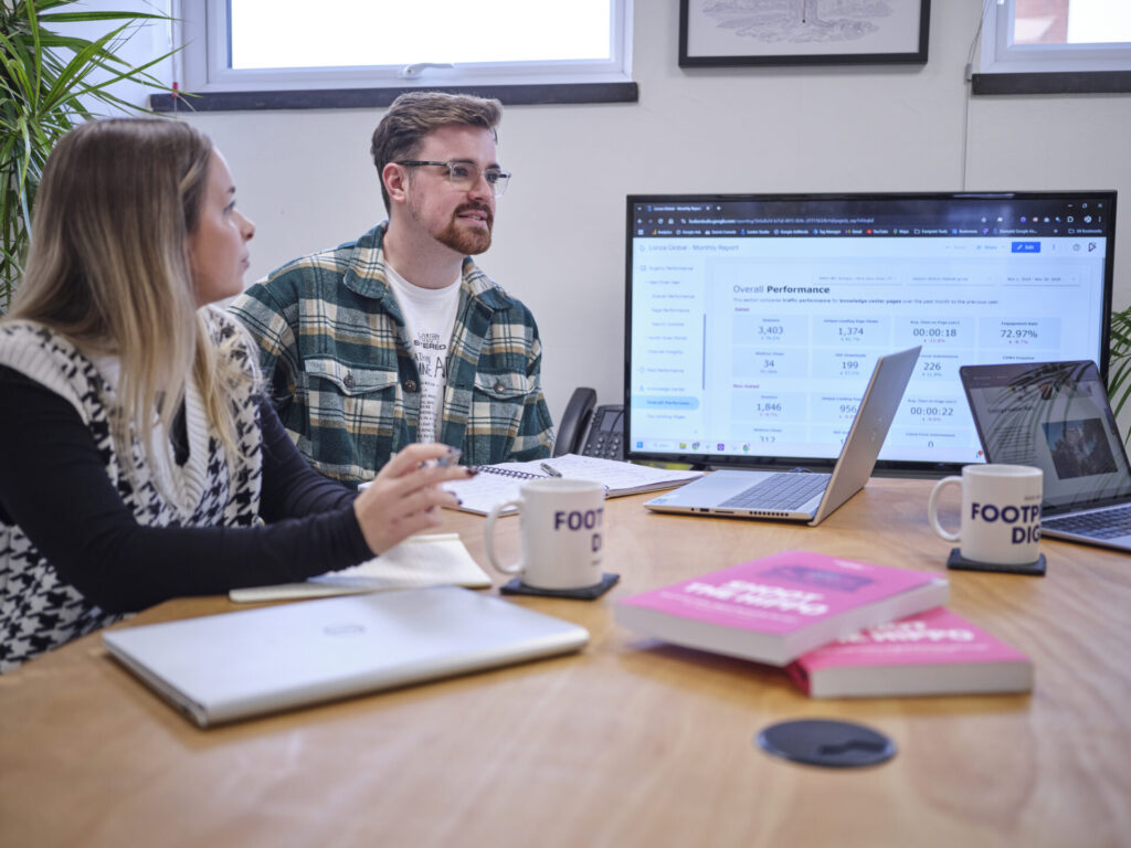 Klaudia & Kieran in the Office