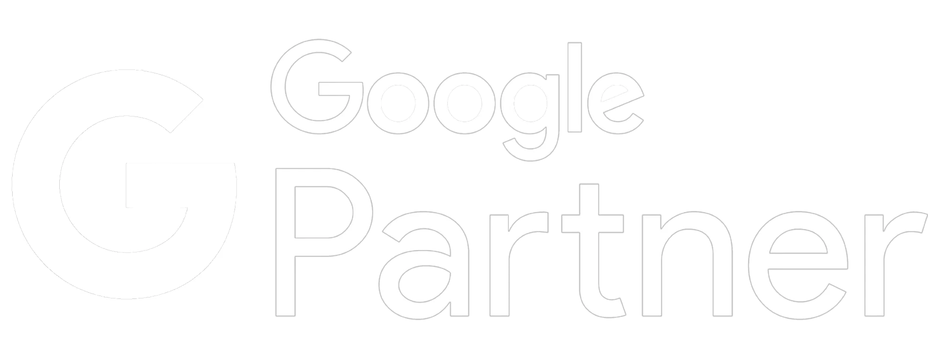 Google Partner White Logo