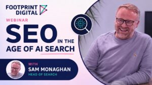SEO in the age of AI search - Sam Webinar Banner Image